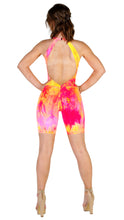 Load image into Gallery viewer, Pink and Yellow Scrunch Short Onesie
