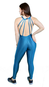 Onesie Back Stripes Blue