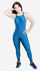 Onesie Back Stripes Blue