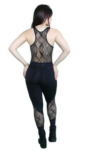 Back leg Lace Onesie