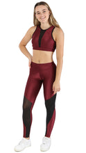 Load image into Gallery viewer, Rosewood Mesh Trilobal Tights
