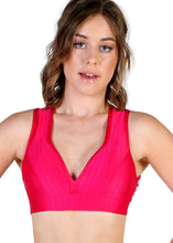 Load image into Gallery viewer, Crossed Stripes Back Crop Top Variations
