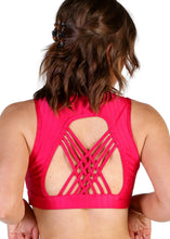 Load image into Gallery viewer, Crossed Stripes Back Crop Top Variations
