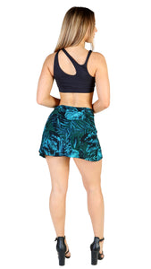 Blue Leaf Skort