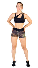 Load image into Gallery viewer, Leopard Print brown yellow shorts
