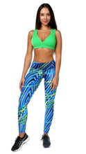 Load image into Gallery viewer, Cirre Blue &amp; Green Tights
