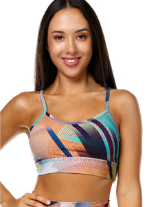 Back Rings Crop Patterned