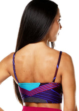 Load image into Gallery viewer, Triangle Crop Top Purple
