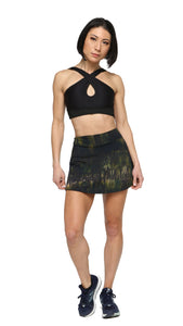 Black Yellow Skort