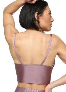 Triangle Top Mauve