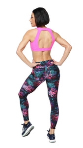 Peacock Back Pocket Tights