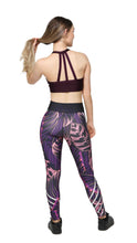 Load image into Gallery viewer, Purple Leaf Tights
