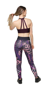 Purple Leaf Tights