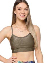 Load image into Gallery viewer, Back Line Crop Top Green
