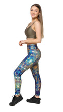 Load image into Gallery viewer, Blue and Gold Tights
