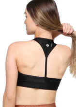 Load image into Gallery viewer, Single Line Crop Top Black
